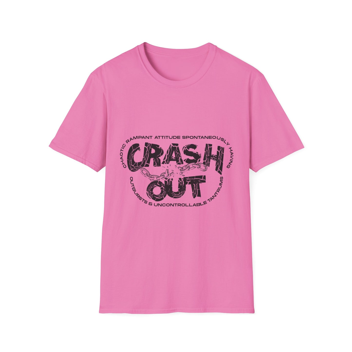 C.R.A.S.H. O.U.T. Unisex T-Shirt - Relaxed Style for Casual Days, Perfect for Everyday Wear, Gift Idea for Friends, Great for Lounging, Summer [...]
