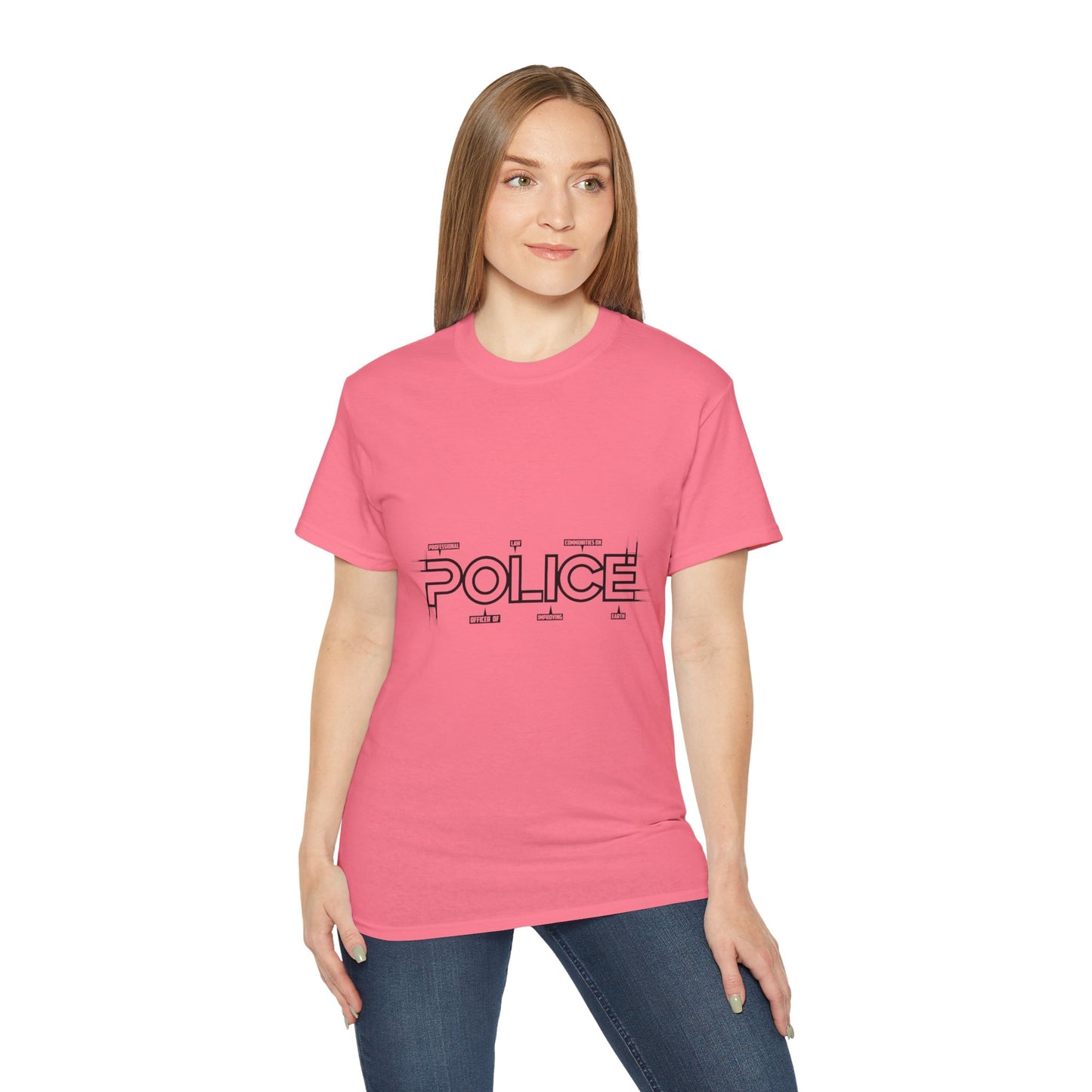 Unisex Police Statement Tee - Ultra Cotton T-Shirt for Everyday Style