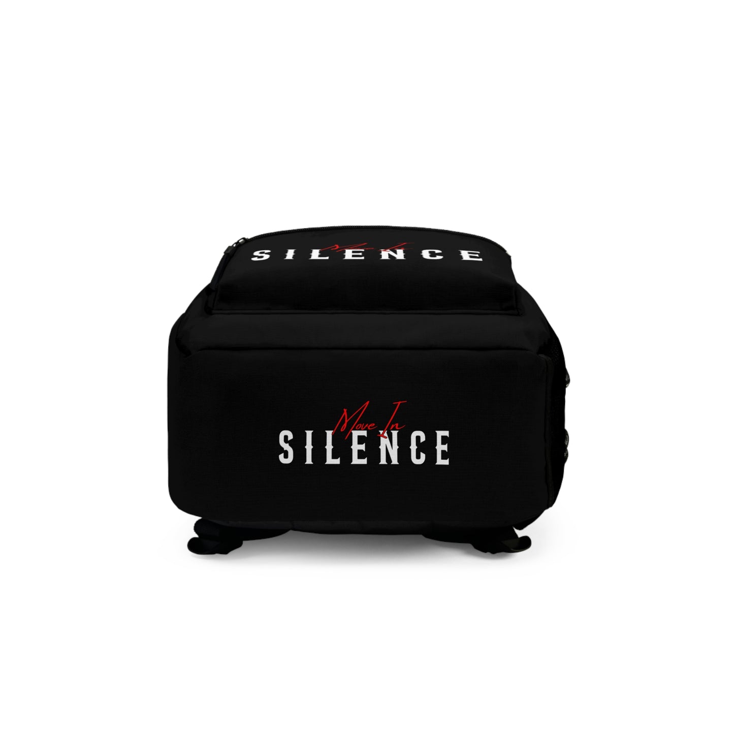 Move In S.I.L.E.N.C.E. Graphic Backpack - Trendy Backpack for Students, Unique Travel Bag, Perfect Gift for Creatives, Stylish Rucksack, Comfortable [...]