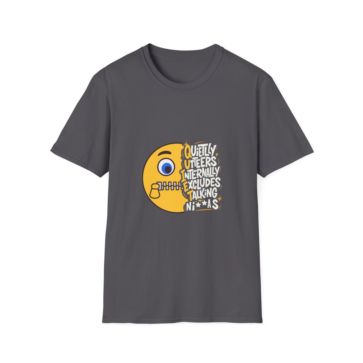 Q.U.I.E.T. NI**AS Graphic T-Shirt: Quote Tee, Gift for Introverts, Casual Wear