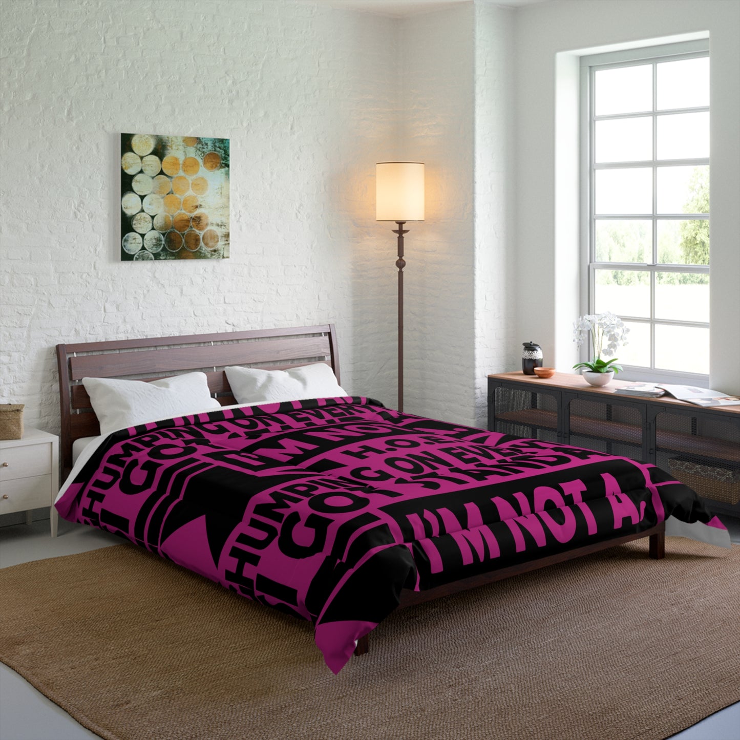 Bold Statement Comforter - Perfect for Bedroom Decor, Gifts for Teens, College Students, Unique Home Accents, Valentine's Day, [...]