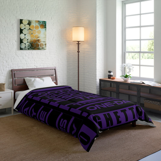G.H.E.T.T.O. Urban Escape Comforter | Cozy Bedroom Essential | Gift for Dreamers | Street Style Decor | Home Vibes | One Day Ghetto Design, [...]