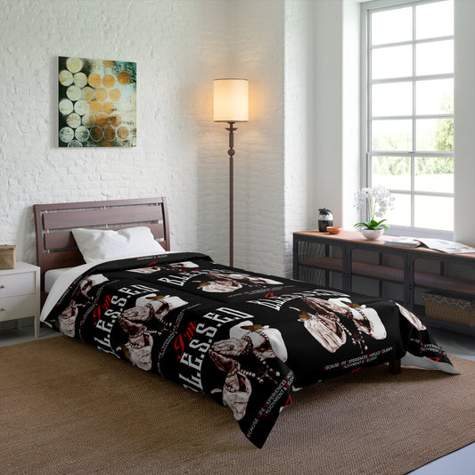 Blessed Comforter - Cozy Bedding for Spiritual Souls, Perfect for Home Decor, Gifts for Friends, Comforting Throw, Bedroom Makeover