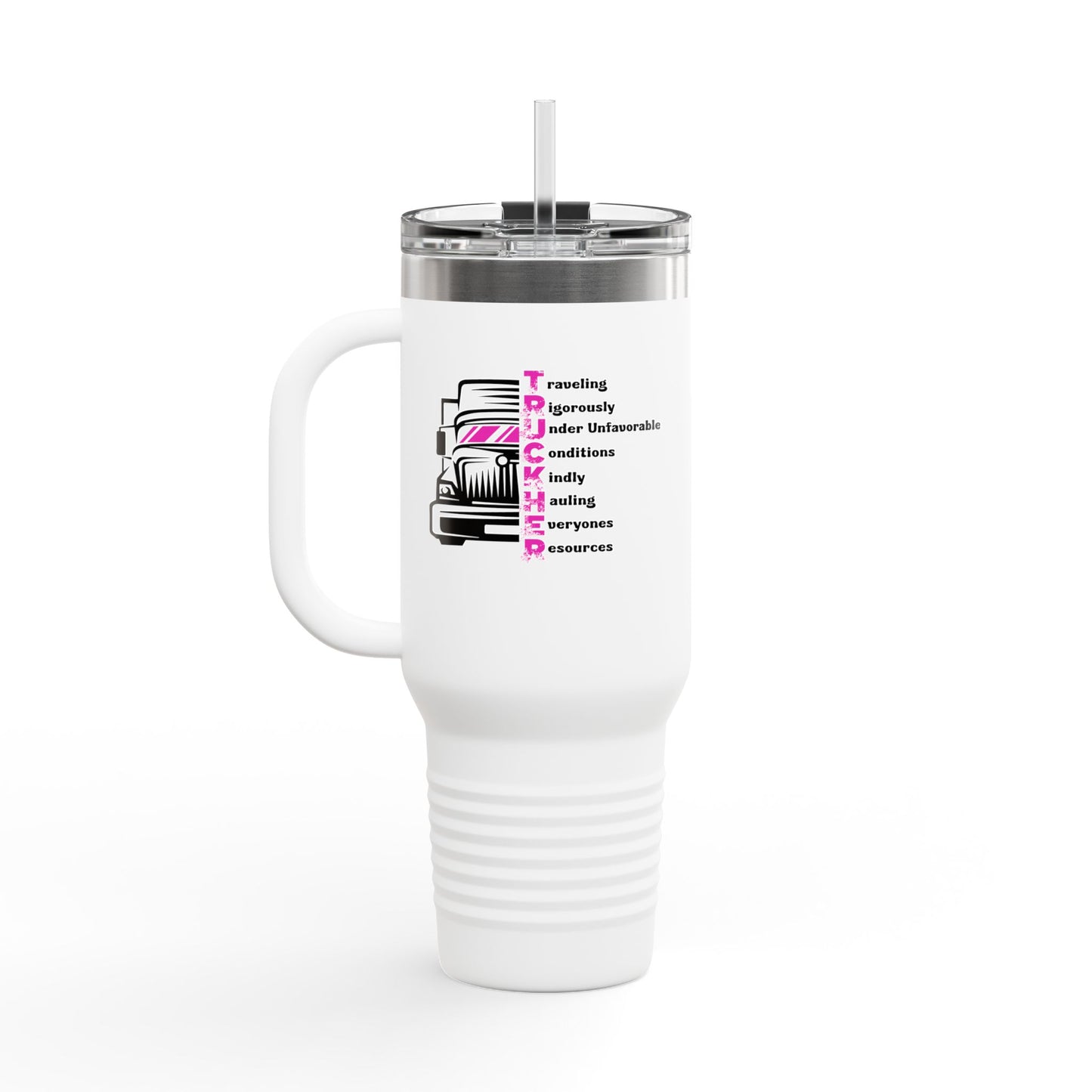 T.R.U.C.K.E.R. Insulated Travel Mug, 40oz - Stylish and Practical, Perfect for On-the-Go Coffee Lovers, Road Trips, Camping, Gift for Travelers, [...]