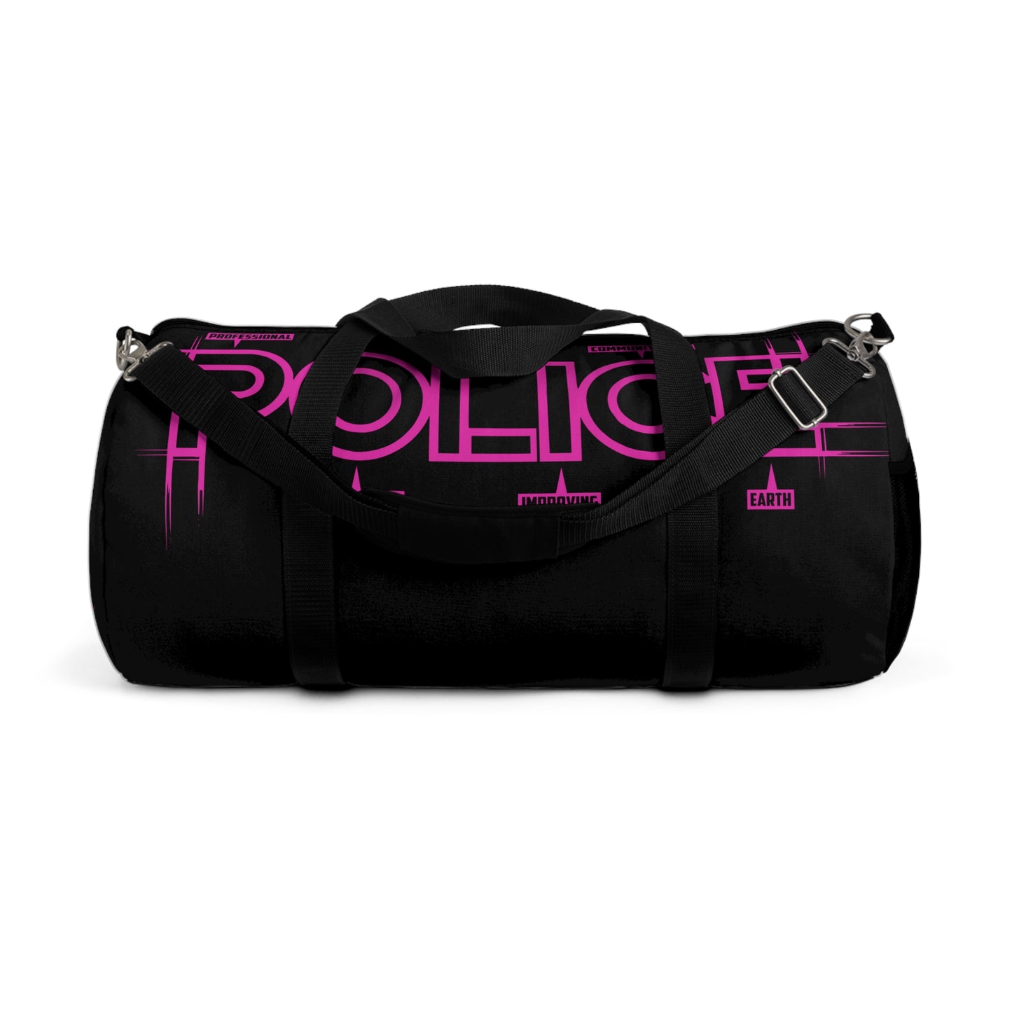 P.O.L.I.C.E. Stylish Police Duffel Bag, Gym Bag, Weekend Travel Bag, Sports Bag, Customizable Tote for Officers and Fitness Enthusiasts