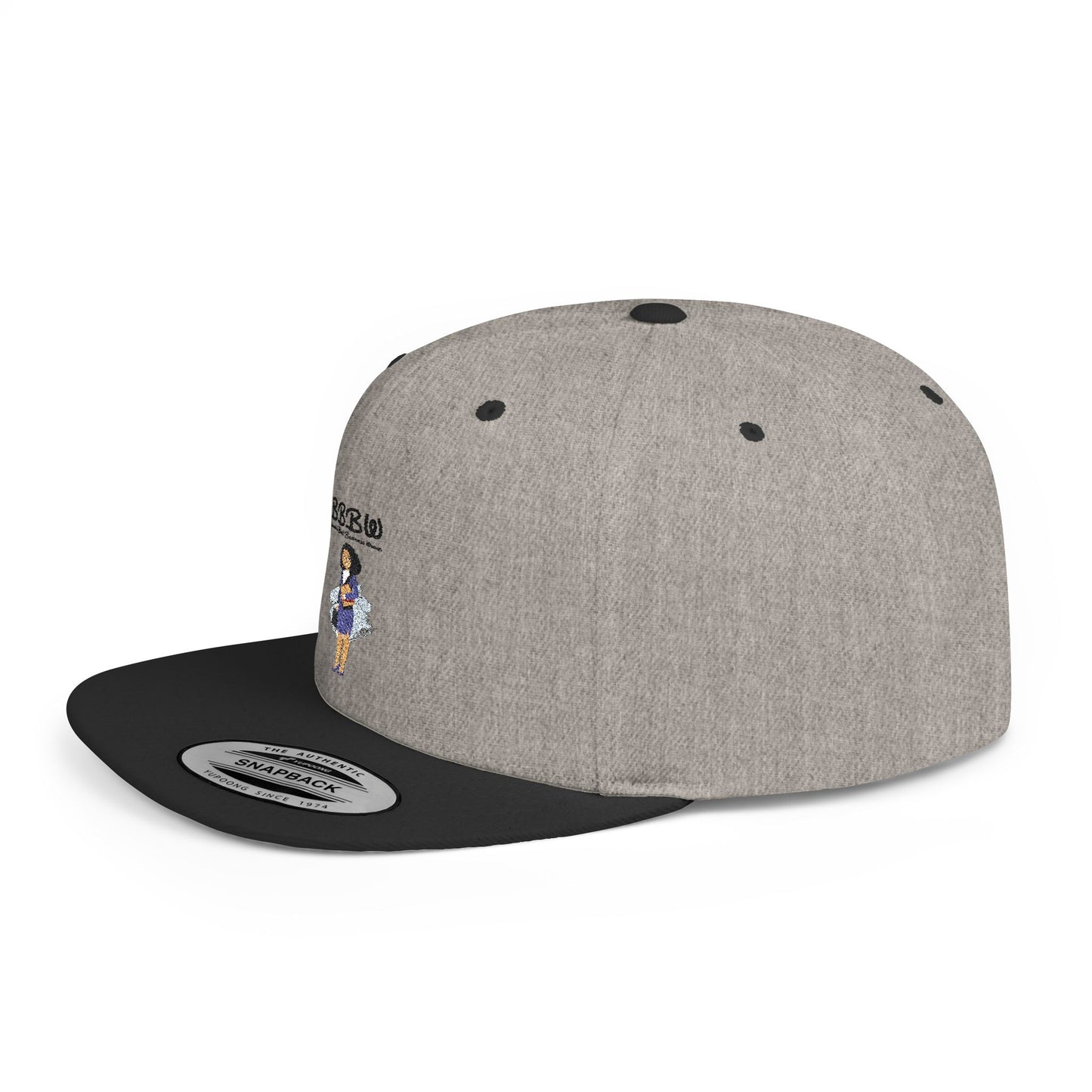 B.B.B.W. Stylish Flat Bill Snapback Hat for Trendy Fashion Lovers, Cool Gift, Casual Wear, Street Style, Summer Accessory