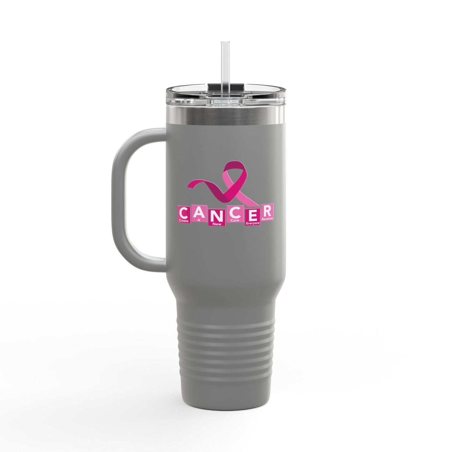 C.A.N.C.E.R. (Create A New Cure Everyone Receives) Insulated Travel Mug, 40oz with Inspirational Quote, Perfect for Coffee Lovers, Travel Enthusiasts, Gifts for Her, Motivational [...]