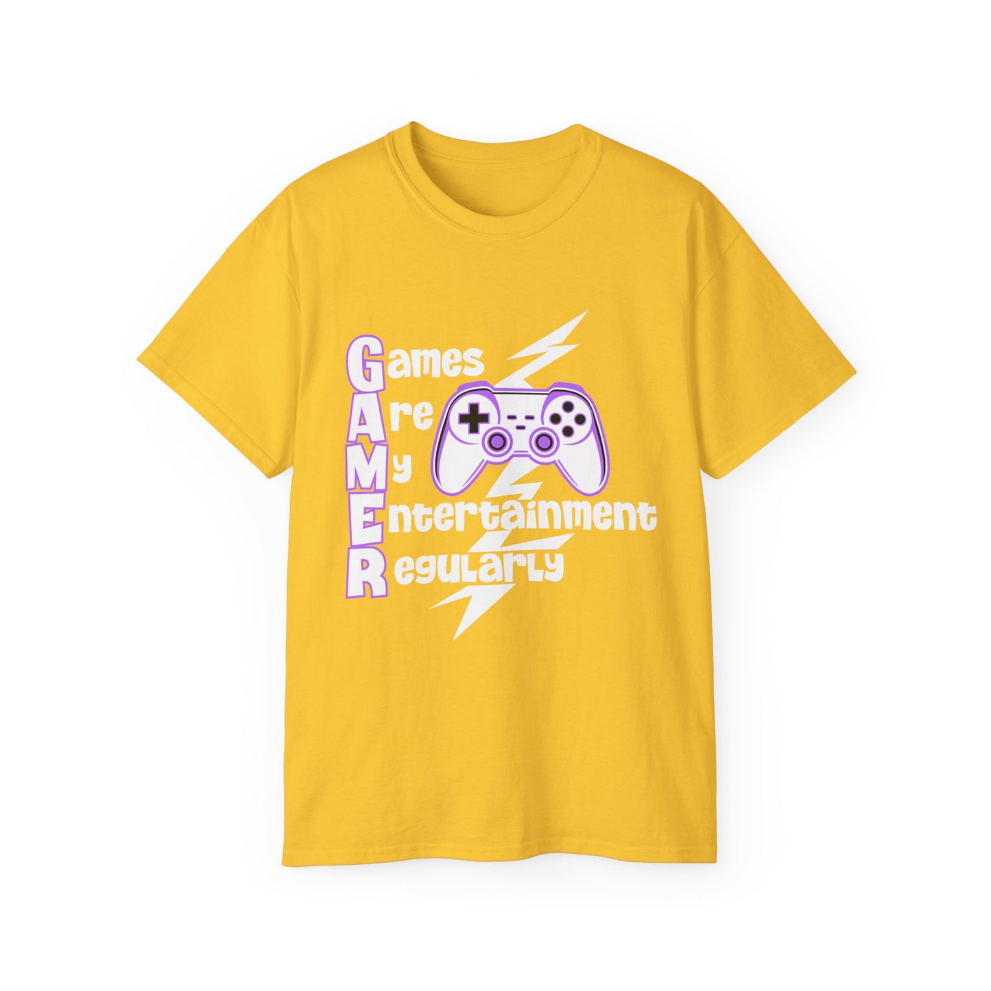 GAMER - Games Are My Entertainment Regularly Unisex Ultra Cotton Tee