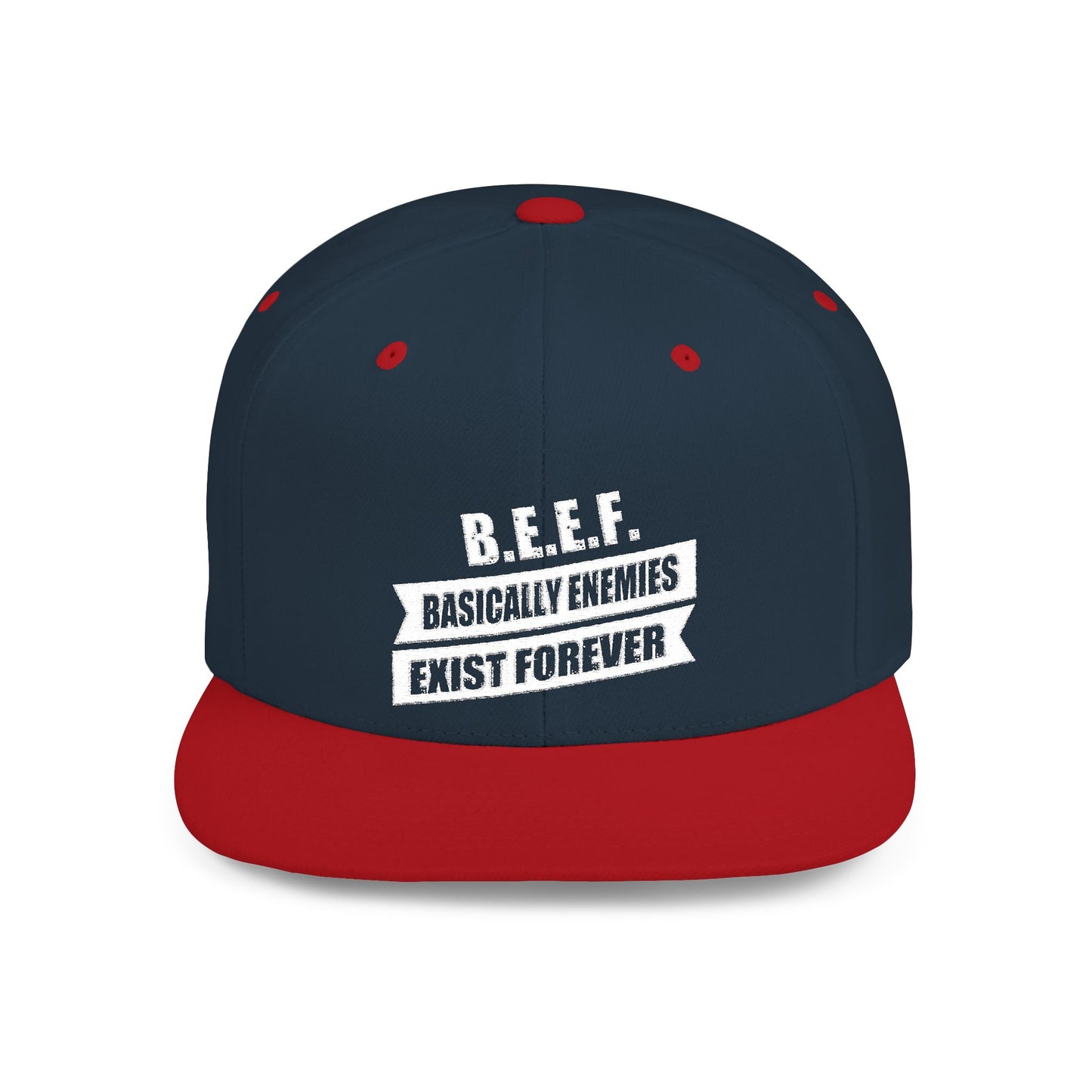 B.E.E.F. Flat Bill Snapback Hat, Casual Cap for Trendsetters, Adjustable Snapback, Perfect Gift for Birthdays, Streetwear Style, [...]