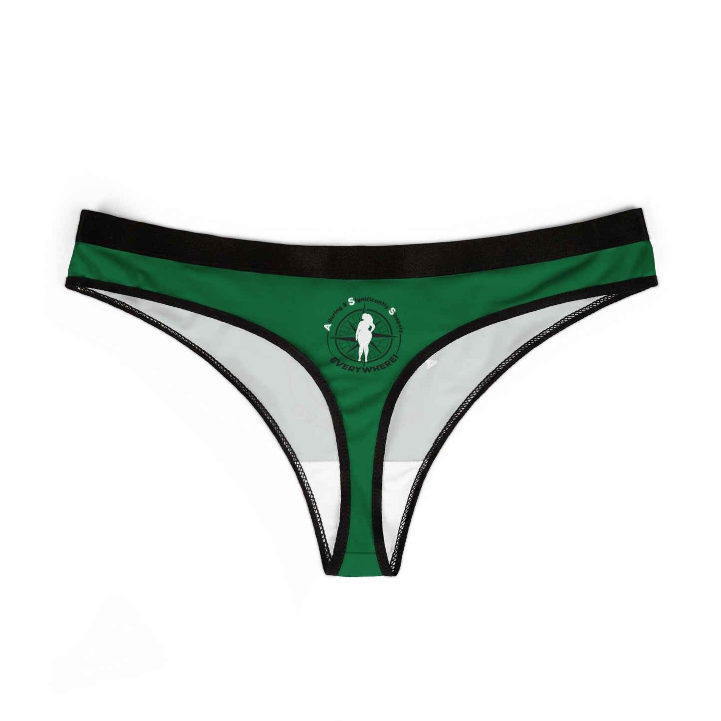 A.S.S. Everywhere (Alluring Significantly Shapely) Sassy Women's Thongs, Comfortable Lingerie, Every Occasion, Gift for Her, Ass Everywhere Design