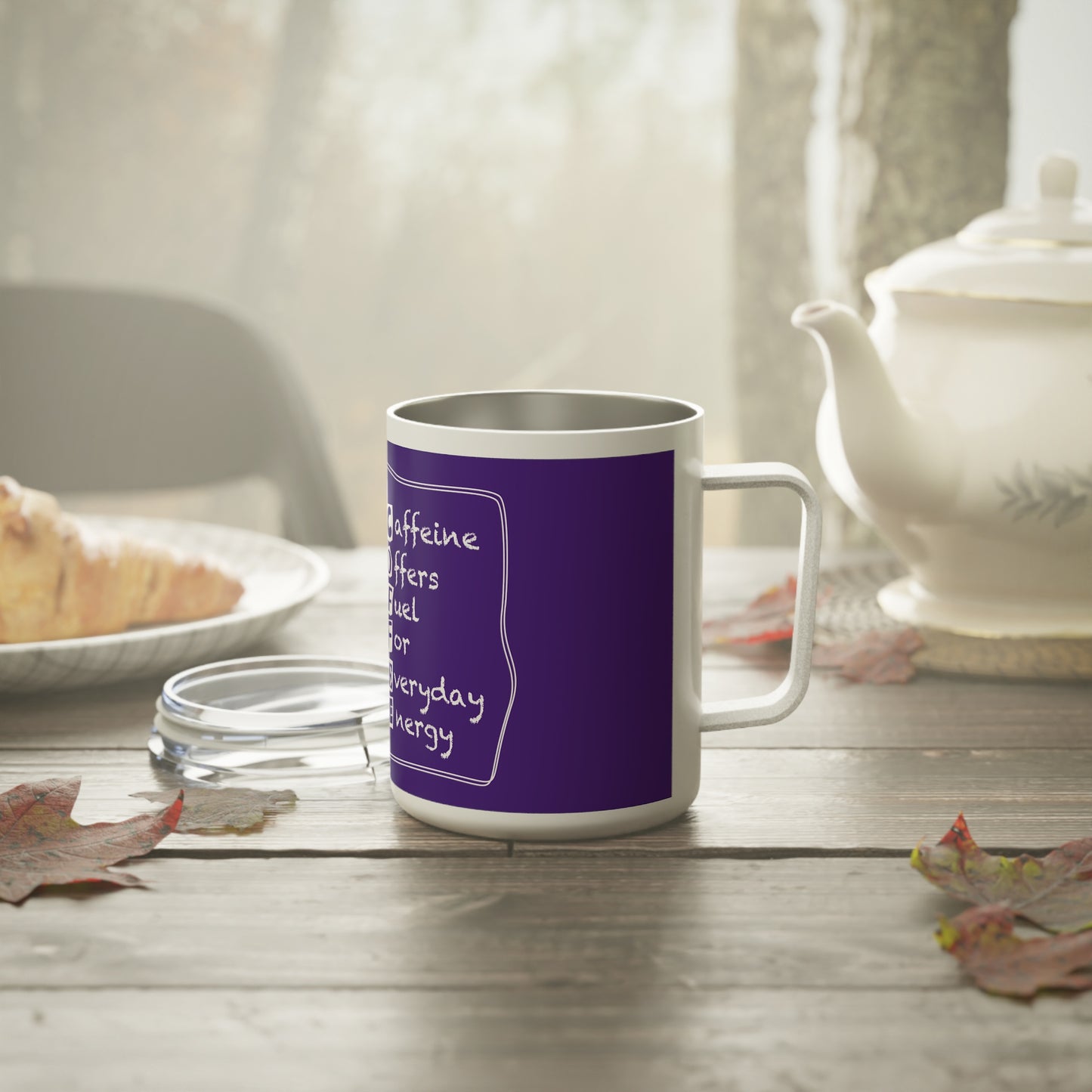 C.O.F.F.E.E. (Caffeine Offers Fuel For Everyday Energy) Caffeine Lover's Insulated Coffee Mug