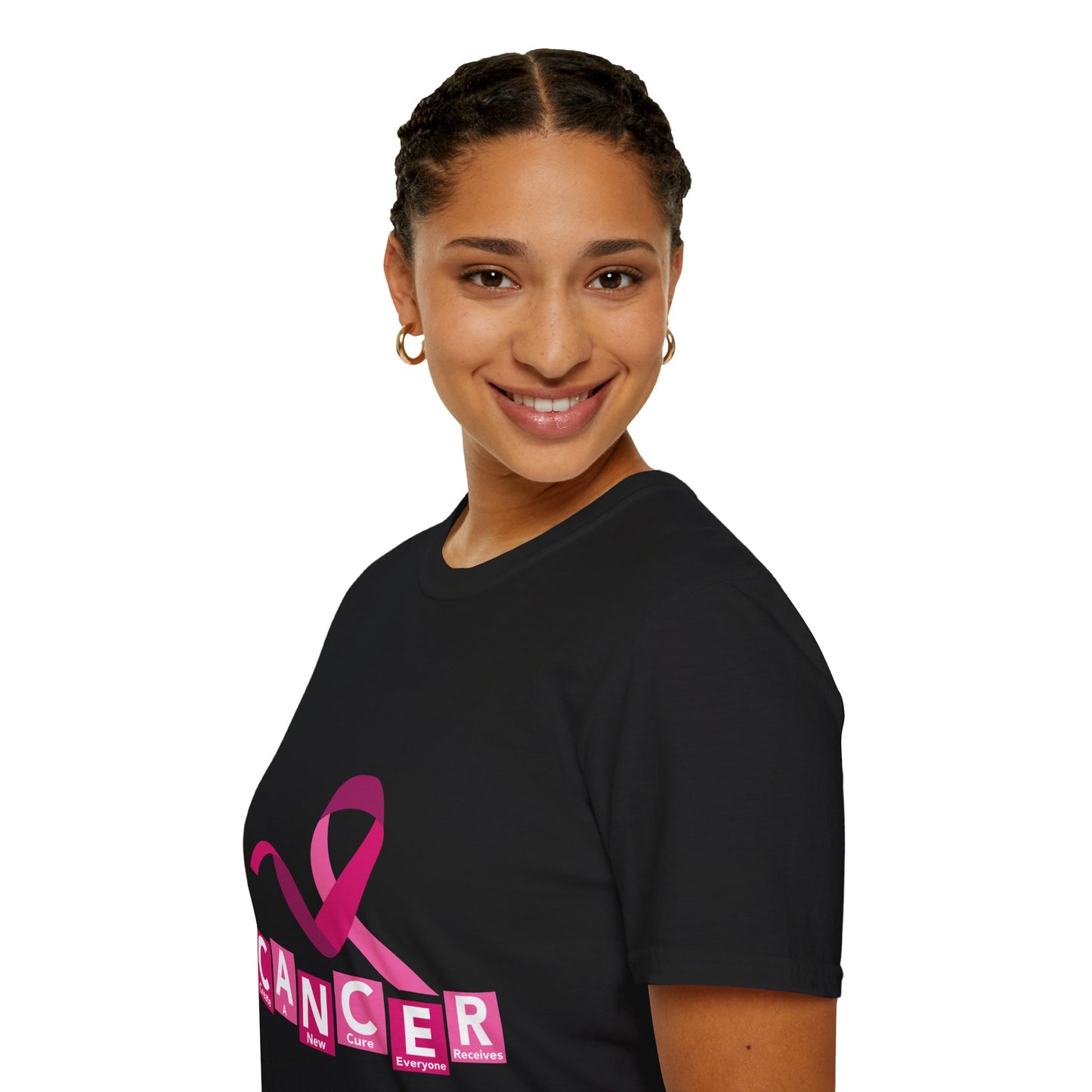 C.A.N.C.E.R.  "Create a New Cure Everyone Receives" - Awareness Unisex Softstyle T-Shirt