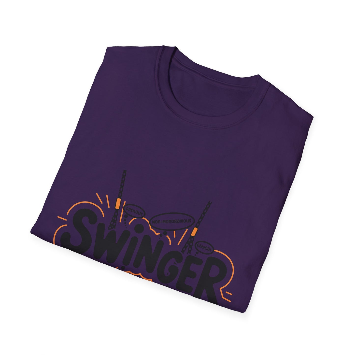 Fun S.W.I.N.G.E.R. (Sex Without Infidelity Non-Monogamous Groups Ethical Relationships) T-Shirt - Perfect for Promiscuous Spirits, Ethical Non-Monogamy & Adult Fun