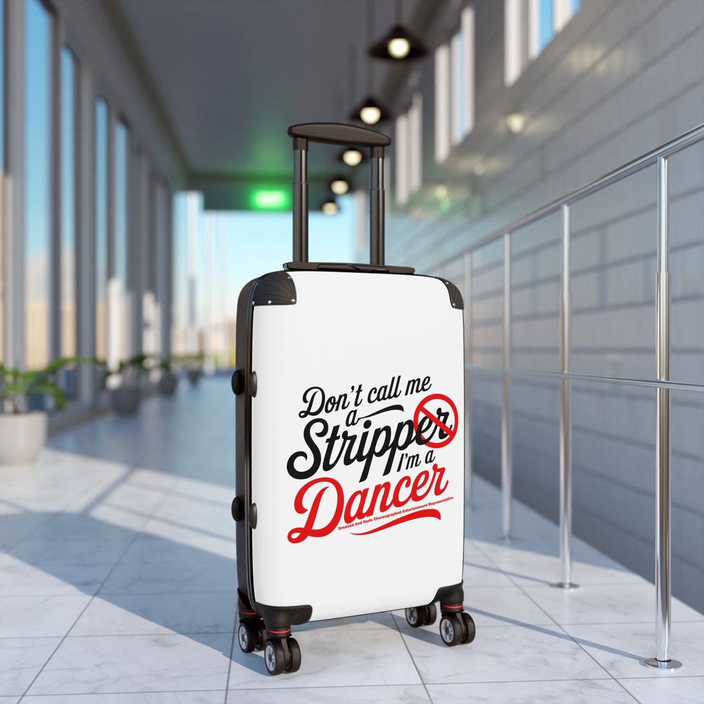 STRIPPER Suitcase: Travel Style, Holiday Gift, Unique Dancer Luggage, Stripper Humor, Travel Essentials