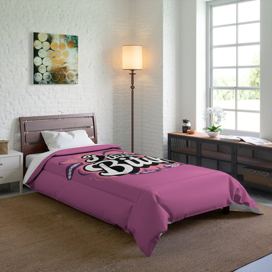 Fabulous Queen Comforter - Bold 'I'm That Bitch' Cozy Bedding, Empowering Gift for Her, Fun Bedroom Decor, Perfect for Self-Care