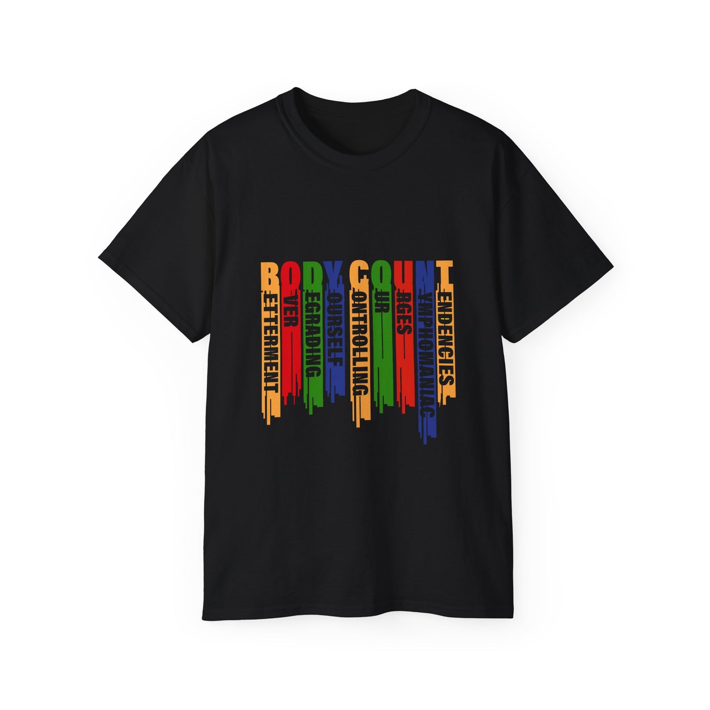 Body Count -Betterment Over Degrading Yourself Controlling Our Nymphomaniac Tendencies Unisex Ultra Cotton Tee