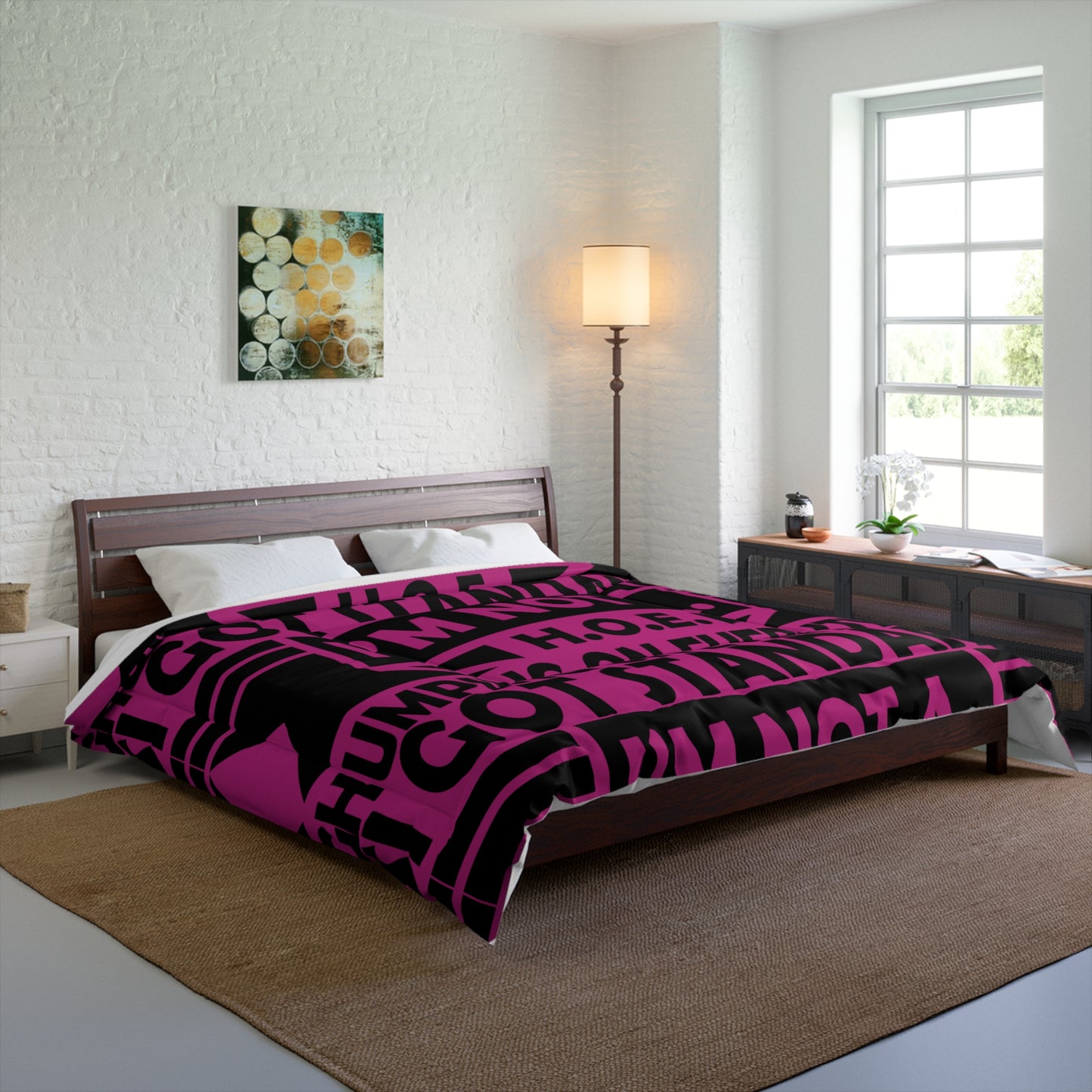 Bold Statement Comforter - Perfect for Bedroom Decor, Gifts for Teens, College Students, Unique Home Accents, Valentine's Day, [...]