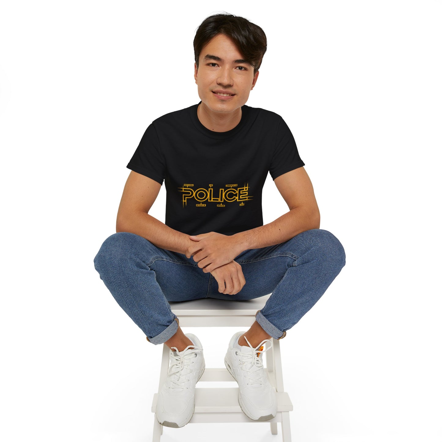 P.O.L.I.C.E. "Professional Officer of Law Improving Communities On Earth" Statement Tee - Ultra Cotton T-Shirt for Everyday Style