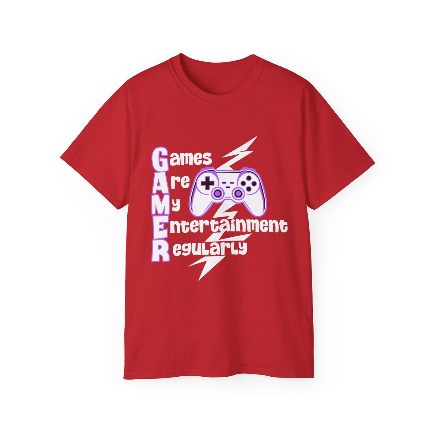 GAMER - Games Are My Entertainment Regularly Unisex Ultra Cotton Tee