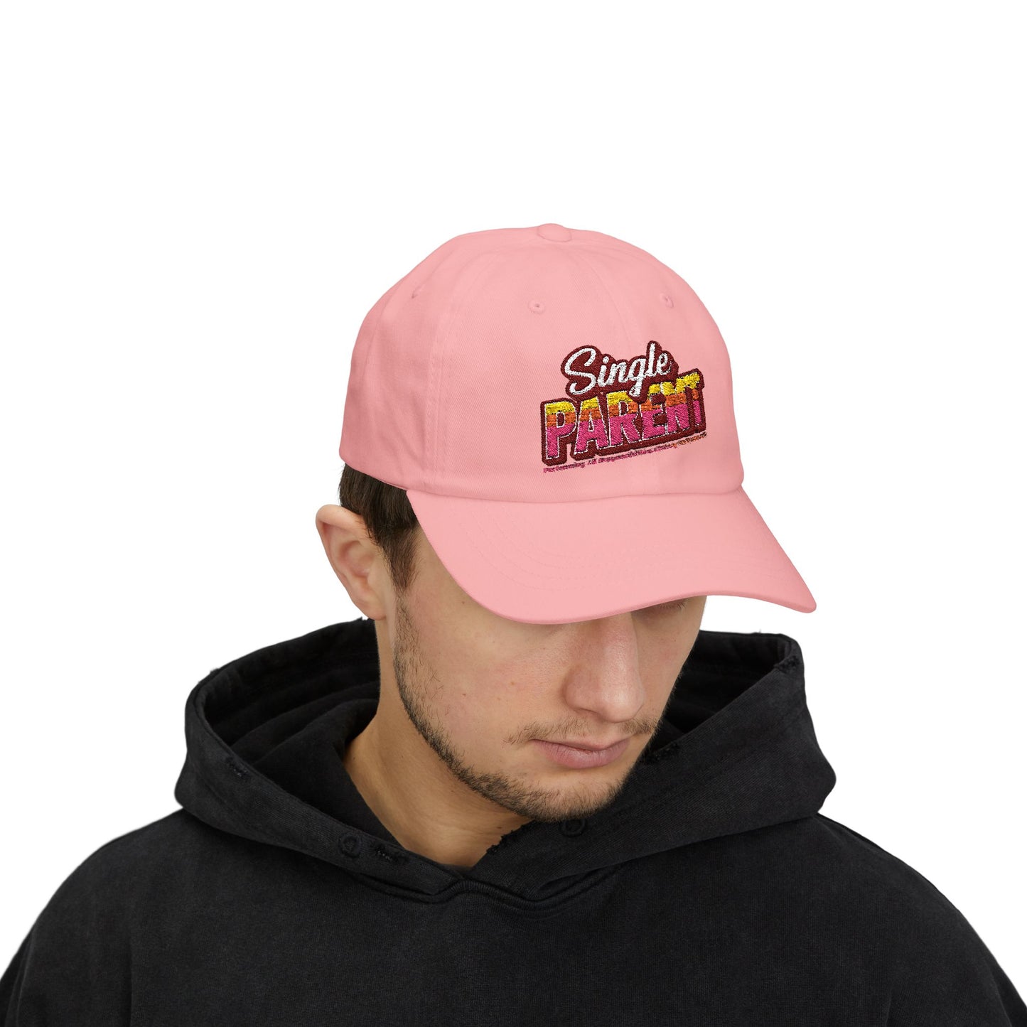 Single P.A.R.E.N.T. Classic Dad Cap – Supportive Apparel for Single Parents, Casual Style, Everyday Wear, Parenting Humor Hat