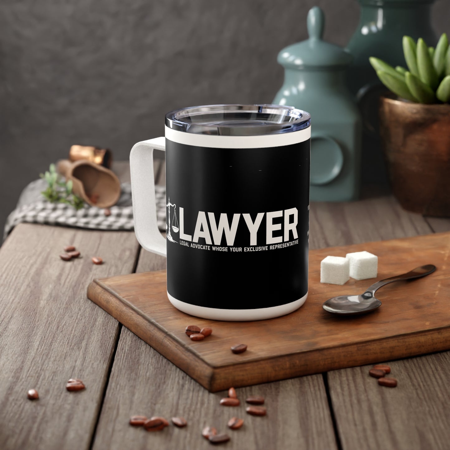 Legal Advocate Insulated Coffee Mug, 10oz - Perfect Gift for Lawyers, Attorney Appreciation, Legal Professionals, Law School [...]