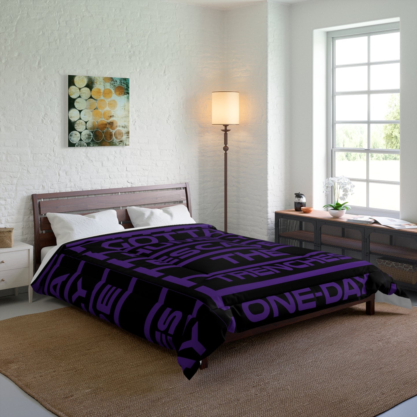G.H.E.T.T.O. Urban Escape Comforter | Cozy Bedroom Essential | Gift for Dreamers | Street Style Decor | Home Vibes | One Day Ghetto Design, [...]
